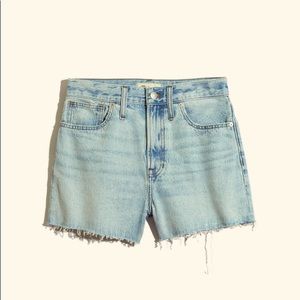 See Through Soul Cut Off Denim Shorts, Size 28